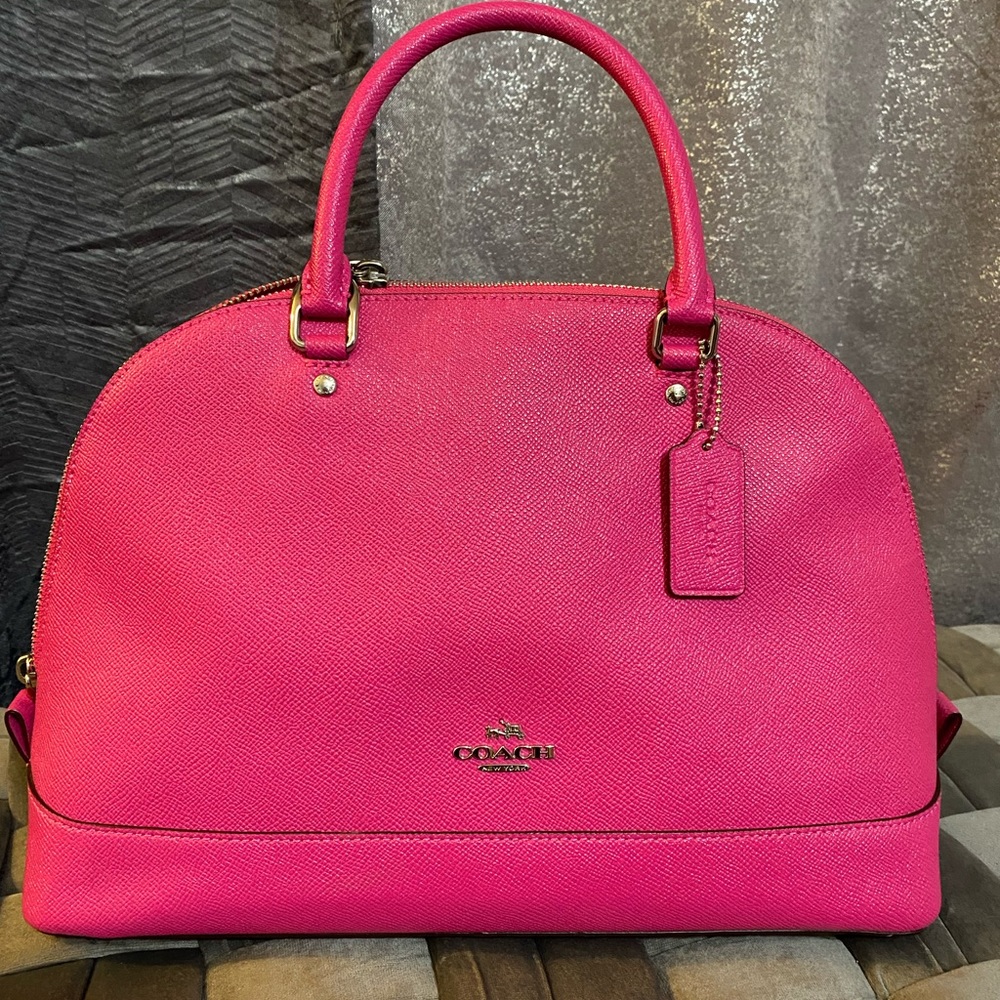 Hot Pink Coach crossbody